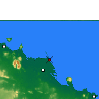 Nearby Forecast Locations - Ayr Alva Beach - Map