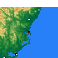Nearby Forecast Locations - Forster - Map
