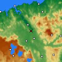 Nearby Forecast Locations - Launceston Airport - Map