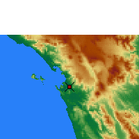 Nearby Forecast Locations - Sibolga - Map