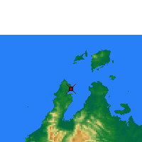 Nearby Forecast Locations - Kudat - Map