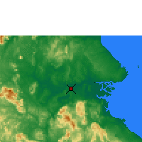 Nearby Forecast Locations - Tanjung Redep/be - Map