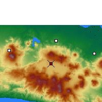 Nearby Forecast Locations - Bandung - Map