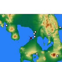 Nearby Forecast Locations - Sangley Point NAS - Map