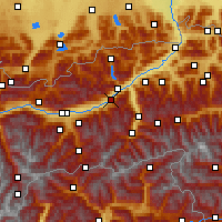 Nearby Forecast Locations - Schwaz - Map