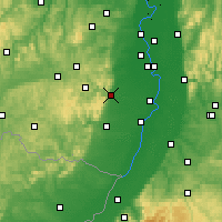 Nearby Forecast Locations - Neustadt an der Weinstraße - Map