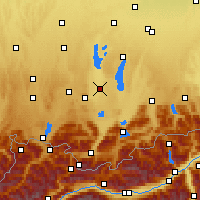 Nearby Forecast Locations - Weilheim - Map