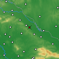 Nearby Forecast Locations - Đurđevac - Map