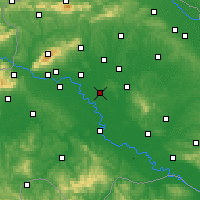 Nearby Forecast Locations - Ivanić-Grad - Map