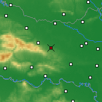 Nearby Forecast Locations - Našice - Map