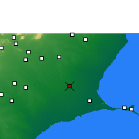 Nearby Forecast Locations - Paramakudi - Map