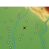 Nearby Forecast Locations - Rampur Maniharan - Map