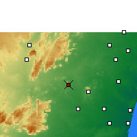 Nearby Forecast Locations - Tiruvannamalai - Map