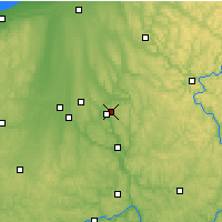 Nearby Forecast Locations - Hermitage - Map