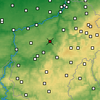 Nearby Forecast Locations - Durbuy - Map