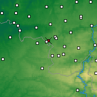 Nearby Forecast Locations - Merbes-le-Château - Map