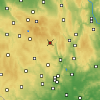 Nearby Forecast Locations - Bystřice nad Pernštejnem - Map