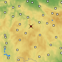 Nearby Forecast Locations - Humpolec - Map