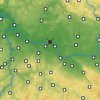 Nearby Forecast Locations - Nymburk - Map