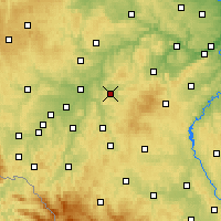 Nearby Forecast Locations - Rokycany - Map