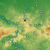 Nearby Forecast Locations - Šluknov - Map