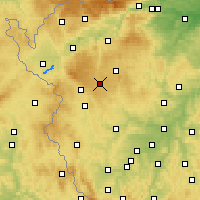 Nearby Forecast Locations - Teplá - Map