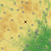 Nearby Forecast Locations - Velké Meziříčí - Map