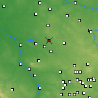 Nearby Forecast Locations - Dobrodzień - Map