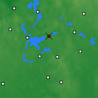 Nearby Forecast Locations - Orzysz - Map