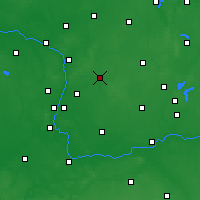 Nearby Forecast Locations - Pobiedziska - Map