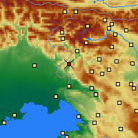 Nearby Forecast Locations - Kanal ob Soči - Map