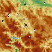 Nearby Forecast Locations - Visoko - Map