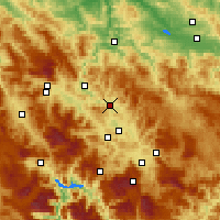 Nearby Forecast Locations - Kakanj - Map