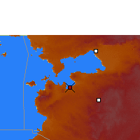 Nearby Forecast Locations - Homa Bay - Map