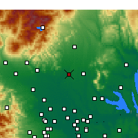 Nearby Forecast Locations - Oyama - Map