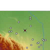 Nearby Forecast Locations - Portachuelo - Map