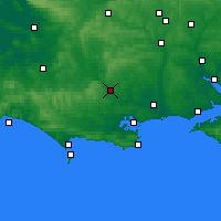 Nearby Forecast Locations - Blandford Forum - Map