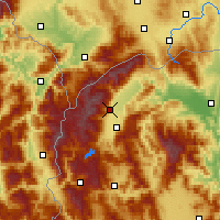 Nearby Forecast Locations - Kamenjane - Map