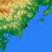 Nearby Forecast Locations - Slavyanka - Map