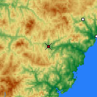 Nearby Forecast Locations - Kavalerovo - Map