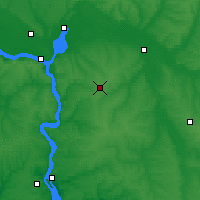 Nearby Forecast Locations - Synelnykove - Map