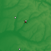 Nearby Forecast Locations - Krasnohrad - Map