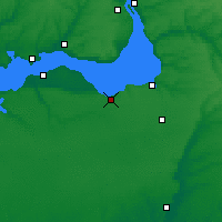 Nearby Forecast Locations - Dniprorudne - Map