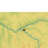 Nearby Forecast Locations - Ilebo - Map