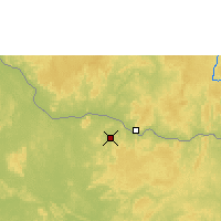 Nearby Forecast Locations - Gbadolite - Map