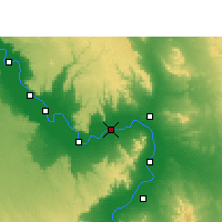 Nearby Forecast Locations - Dishna - Map