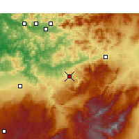 Nearby Forecast Locations - Tahla - Map