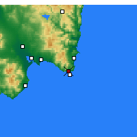 Nearby Forecast Locations - Villasimius - Map