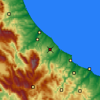 Nearby Forecast Locations - Lanciano - Map