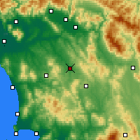 Nearby Forecast Locations - Poggibonsi - Map